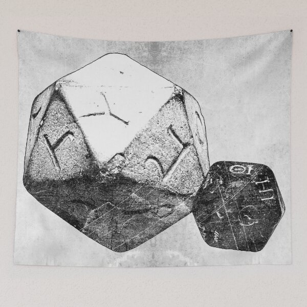 Item preview, Ancient 2nd Century BC Greek Twenty-Sided Icosahedron Die designed and sold by Ghoul Enterprises.