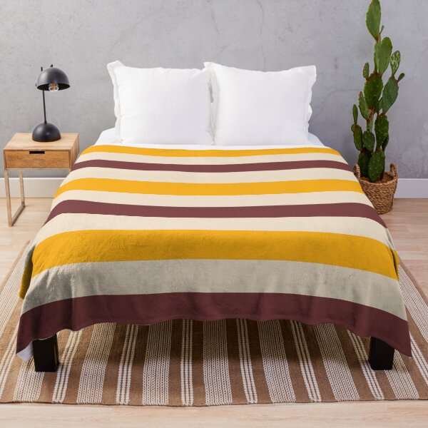 Item preview, Brown Beige and Yellow Horizontal Stripes designed and sold by tonymagnerart.