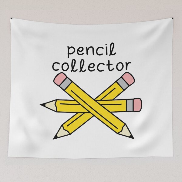 Item preview, Pencil collector cute hobby designed and sold by fluffyfamcraft.