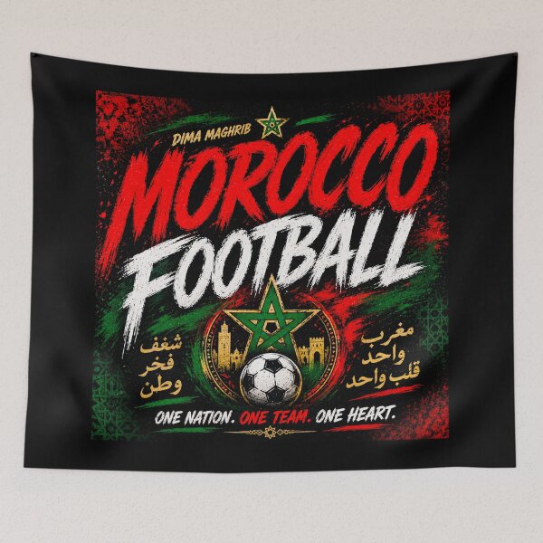 Item preview, Morocco Football Typography Design | National Football Fan Graphic designed and sold by TKOprintdesigns.