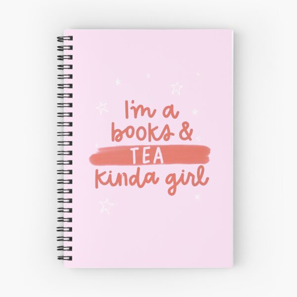 Item preview, I'm a books & tea kinda girl designed and sold by Starbubblepress.