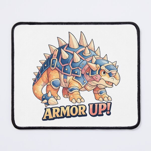 Item preview, Robot Ankylosaurus Mech Dino Armor Tee designed and sold by SoftSproutstu.