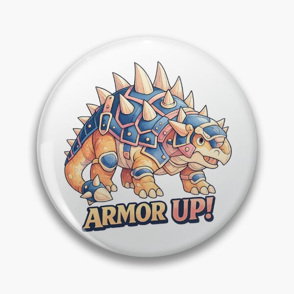 Item preview, Robot Ankylosaurus Mech Dino Armor Tee designed and sold by SoftSproutstu.