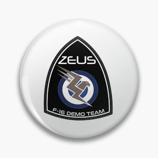 Item preview, Official Patch of the Hellenic Air Force F-16 Demo Team "Zeus" designed and sold by CharlieDesings.