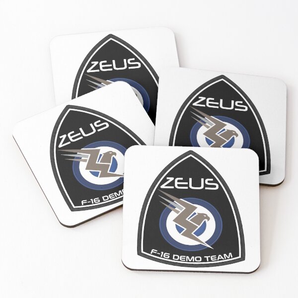 Item preview, Official Patch of the Hellenic Air Force F-16 Demo Team "Zeus" designed and sold by CharlieDesings.