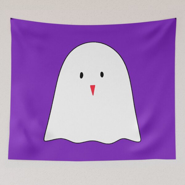 Item preview, Cute Little White Ghost Illustration designed and sold by ubborn.