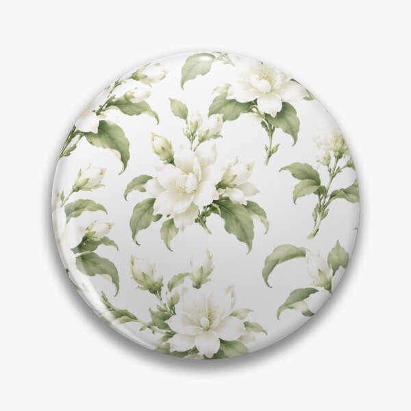 Item preview, WELCOME THAILAND – Thai Jasmine Blossom Ornament | Cute Travel Floral Pattern | Elegant Thai Heritage Design designed and sold by Beeform.
