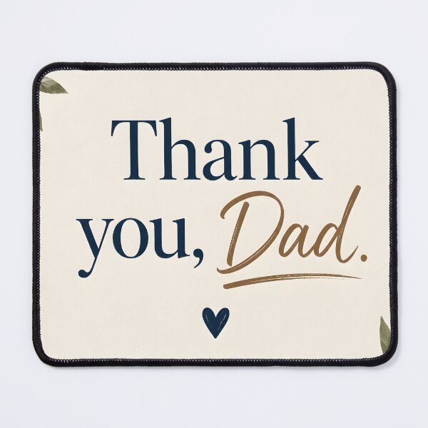 Item preview, Thank You, Dad – Elegant Minimalist Father’s Day Typography Design designed and sold by blankTeeShirt.