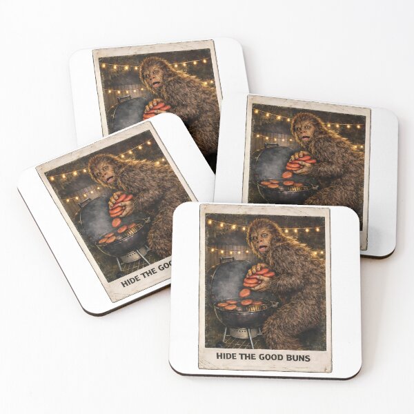 Item preview, Bigfoot BBQ Burger Thief Hide The Good Buns designed and sold by Absurd Cult Co..