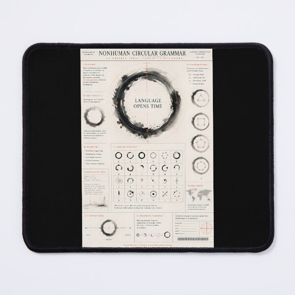 Item preview, Heptapod Linguistics Department Chart designed and sold by agearb.