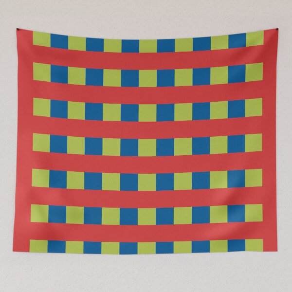 Item preview, Modernist Geometric Pattern Red Blue and Green designed and sold by tonymagnerart.