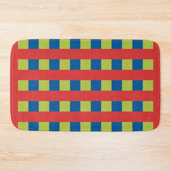 Item preview, Modernist Geometric Pattern Red Blue and Green designed and sold by tonymagnerart.