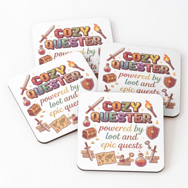 Item preview, Cozy Quester - Cute Gamer Girl T-Shirt designed and sold by LoFizzy.