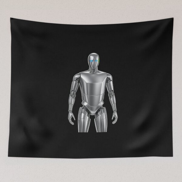 Item preview, Powered by AI Robot Design Futuristic Artificial Intelligence Tech Aesthetic Machine Learning Cyberpunk Graphic designed and sold by TEEJAMBOREE.