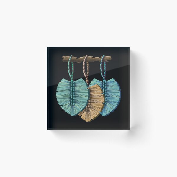 Item preview, Macrame Leaves designed and sold by Karin Taylor.