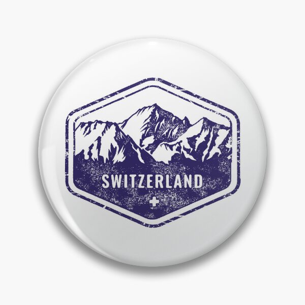 Item preview, Swiss Alps Vintage Badge designed and sold by RickTShop.