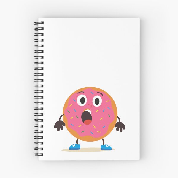 Item preview, Surprised Pink Donut  Frosted  designed and sold by BetweenForms.