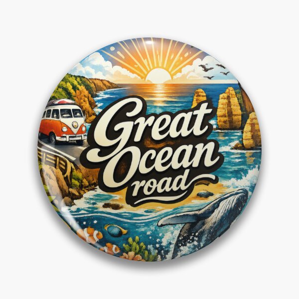 Item preview, Great Ocean Road Australia Travel Coastal Road Trip Twelve Apostles Souvenir Design designed and sold by Magical-dreamer.