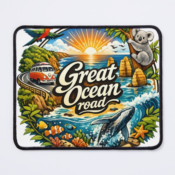 Item preview, Great Ocean Road Australia Travel Coastal Road Trip Twelve Apostles Souvenir Design designed and sold by Magical-dreamer.