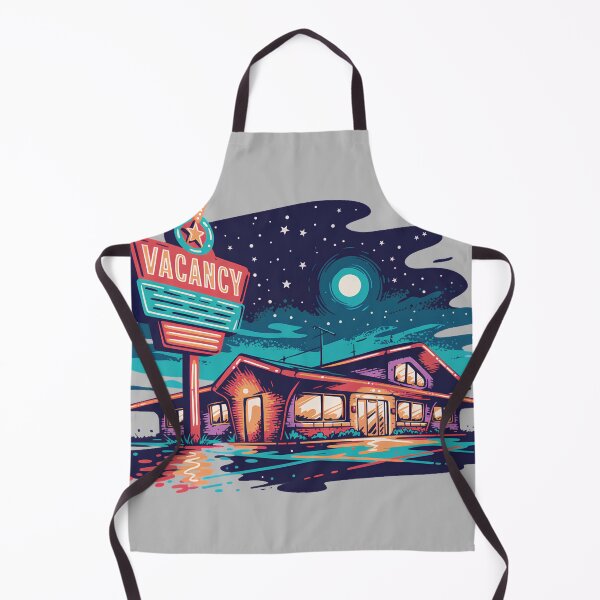 Item preview, Retro Motel Vacancy Neon Sign – Vintage Roadside Americana Nightscape designed and sold by ArcticFoxStudio.