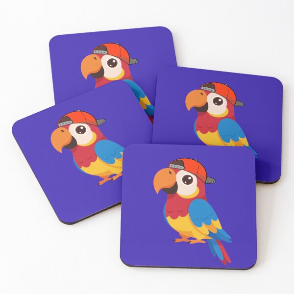 Item preview, Tropical Parrot With Baseball Hat designed and sold by ChooseAndPrint.