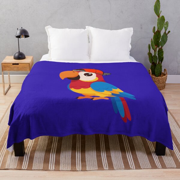 Item preview, Tropical Parrot With Baseball Hat designed and sold by ChooseAndPrint.