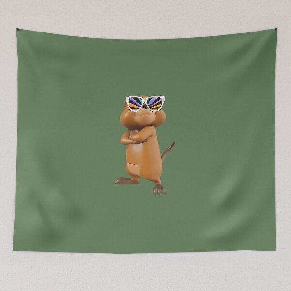 Item preview, Stylish Otter with Colorful Sunglasses designed and sold by ChooseAndPrint.