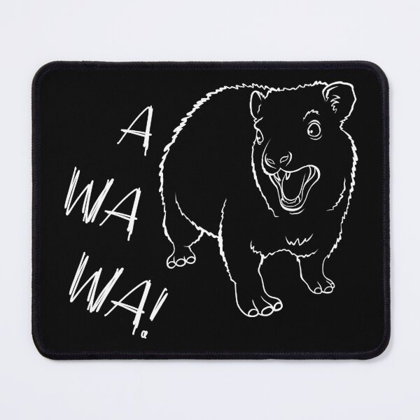 Item preview, Awawa! Angry Screaming Hyrax Meme - Sketch Lineart Version designed and sold by Jakkuri.
