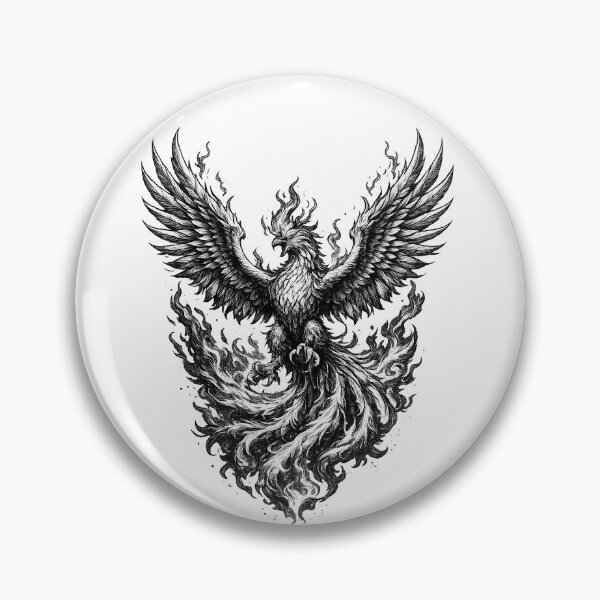Item preview, Rising Phoenix Firebird Ink Design designed and sold by syedkhalidh.