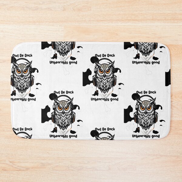 Item preview, Psytrance Owl DJ – Trance Owl with Headphones designed and sold by Animalloveus.