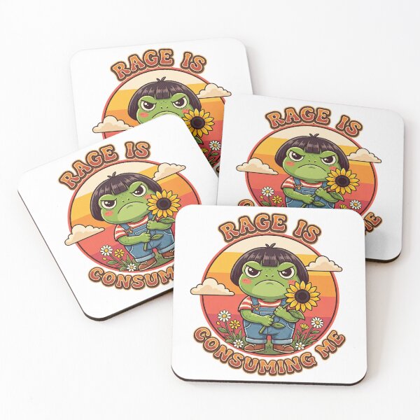 Item preview, Funny Frog Meme - Rage Is Consuming Me designed and sold by CutOutIdols.
