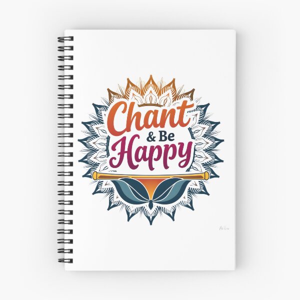 Item preview, Chant and Be Happy – Krishna Flute Mandala Design | Hare Krishna Bhakti Sticker & T-Shirt designed and sold by Nene's design.