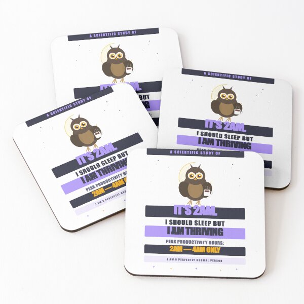 Item preview, It's 2AM I Am Thriving Funny Night Owl Insomnia Gift designed and sold by Mega-Shopping.