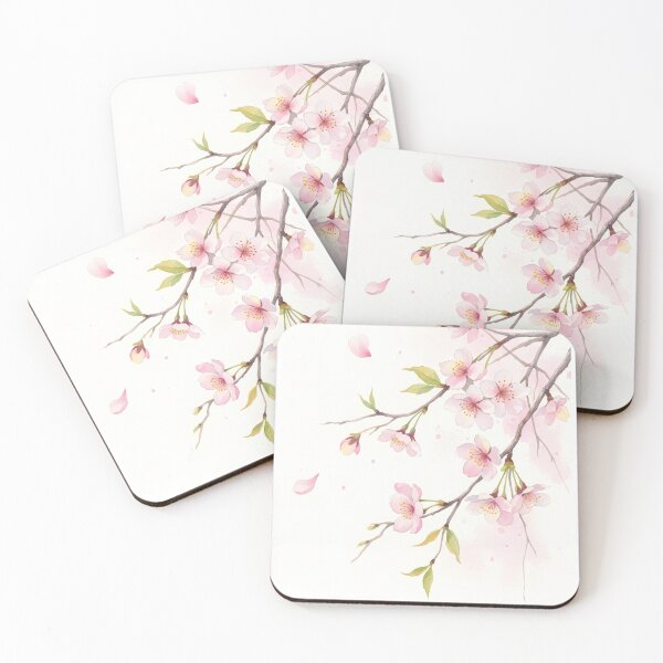Item preview, Delicate Watercolor Cherry Blossom Branch designed and sold by VelloomStore.