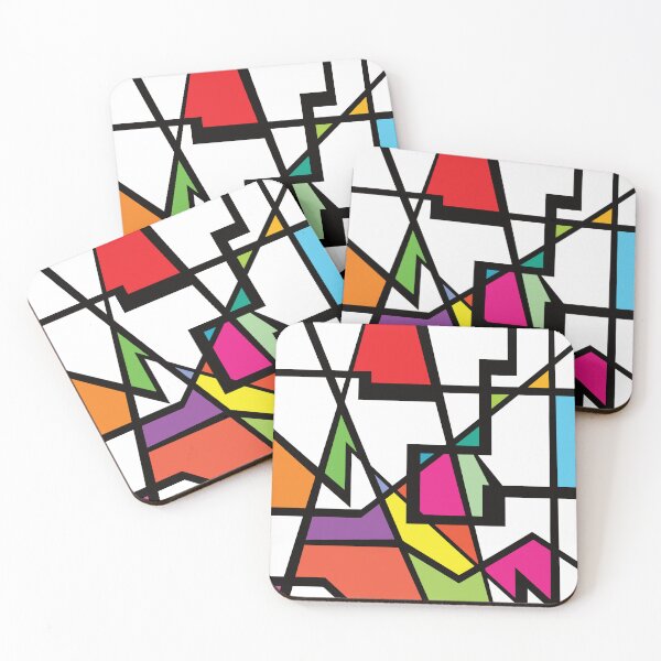 Item preview, Abstract Geometric Labyrinth - Modern Bauhaus Design designed and sold by MiPa78.