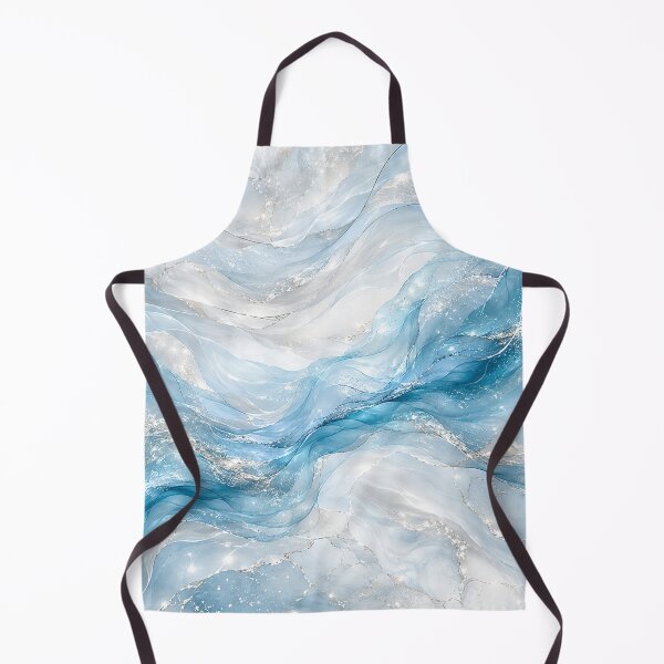 Item preview, Luxury Ocean Marble Abstract | Coastal Blue Resin Wave Pattern designed and sold by astersgraphics.