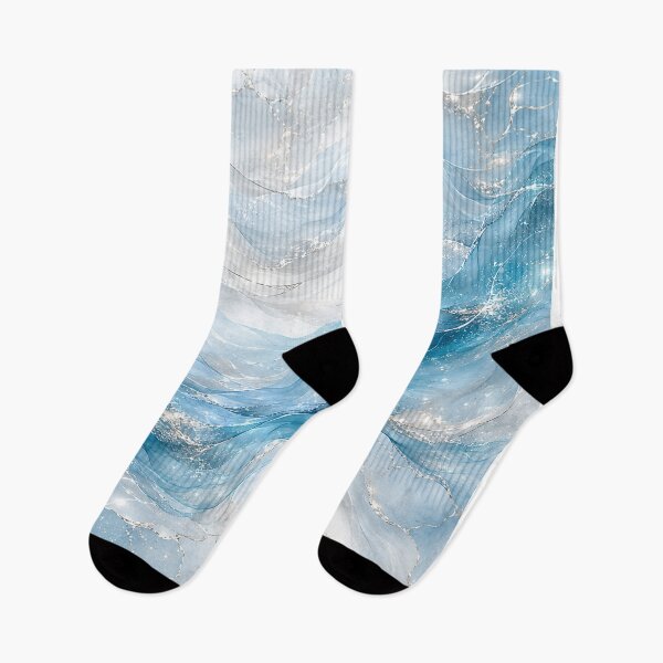 Item preview, Luxury Ocean Marble Abstract | Coastal Blue Resin Wave Pattern designed and sold by astersgraphics.