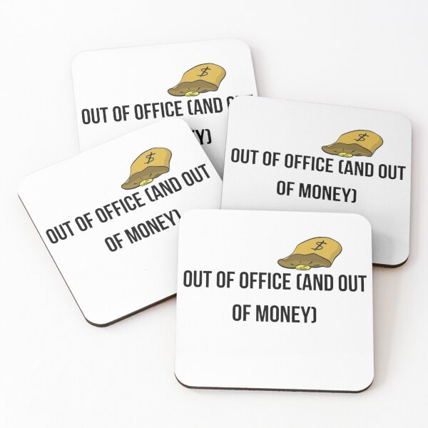 Item preview, Out Of Office And Out Of Money T-Shirt - Funny Broke Adult Gift designed and sold by Malented.