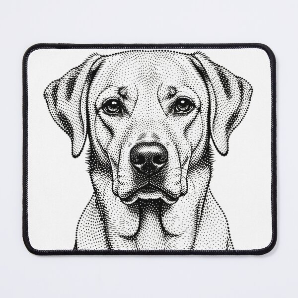 Item preview, Labrador dog in dots on white designed and sold by TerenceLacey.