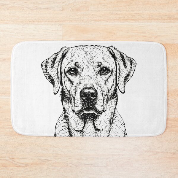 Item preview, Labrador dog in dots on white designed and sold by TerenceLacey.