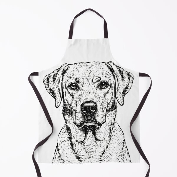 Item preview, Labrador dog in dots on white designed and sold by TerenceLacey.