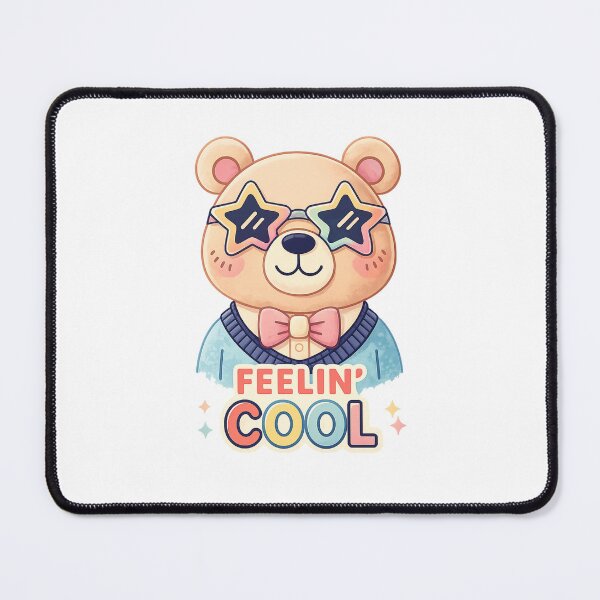 Item preview, feelin cool bear | cute biker bear graphic tee designed and sold by SoftSproutstu.