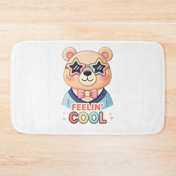 Item preview, feelin cool bear | cute biker bear graphic tee designed and sold by SoftSproutstu.