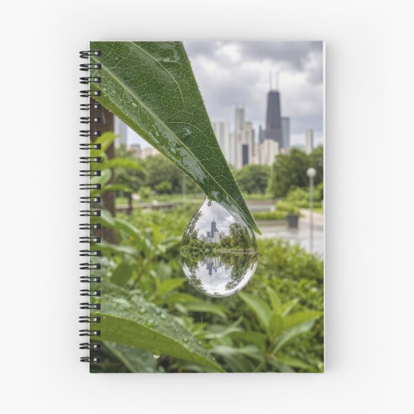 Item preview, City of Chicago Reflected in a Raindrop designed and sold by Maria Dryfhout.