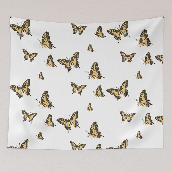 Item preview, Vintage Yellow Butterfly Illustration designed and sold by BetweenForms.