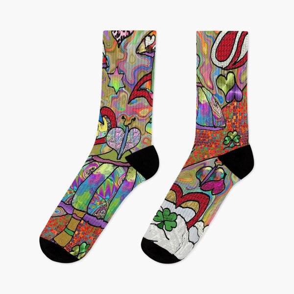Item preview, Psychedelic Magic Mushrooms Art designed and sold by Lee Hiller Designs.