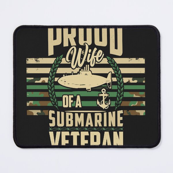 Item preview, Proud Wife Submarine Veteran Flag designed and sold by martinezkreativ.