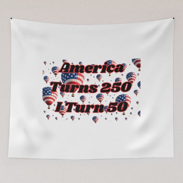 Item preview, America Turns 250 I Turn 50 designed and sold by Jusiasw.