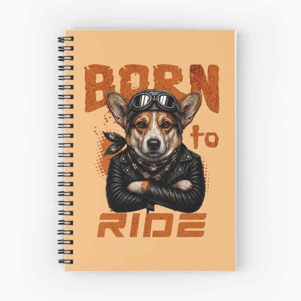 Item preview, Corgi Biker Design – Born To Ride Funny Motorcycle Corgi Gift designed and sold by PixelsPaws.