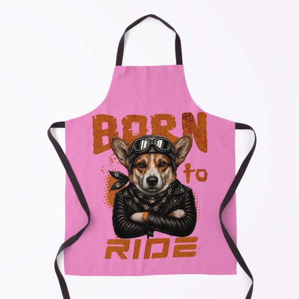 Item preview, Corgi Biker Design – Born To Ride Funny Motorcycle Corgi Gift designed and sold by PixelsPaws.